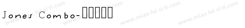 Jones Combo字体转换